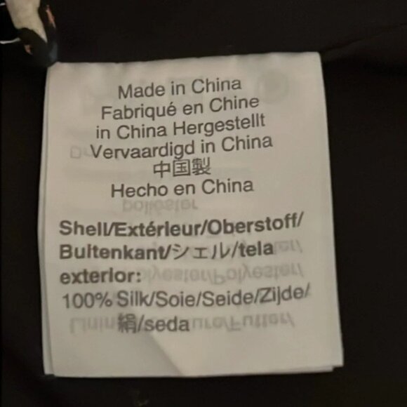 Madewell Balsam Tie-Neck Silk Dress in Starry Night - Picture 12 of 12